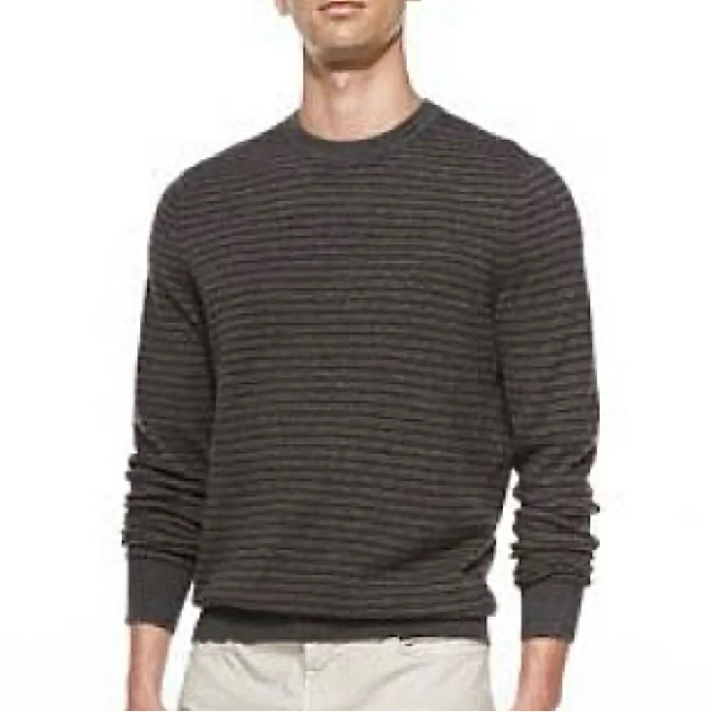 Vince Men's Gray Wool Cashmere Crewneck Sweater XL Soft‎ Comfortable Xlnt Cond!